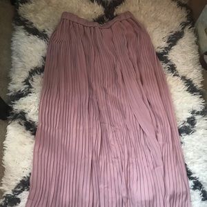 Uniqlo Pink Long Skirt/Dress